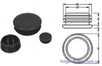 17.320 Заглушка пластикова Ø20мм