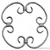 13.000.02р Розетка □10 декор 300х300мм (Арт. 13.000.02р)