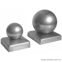 62.010.10 Дашок на стовпчик 100х100мм, куля Ø100мм
