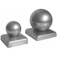 62.004.04 Дашок на стовпчик 40х40мм, куля Ø40мм