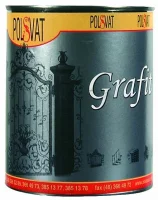 Фарба &quot;графітна&quot; 0,80л (Фарба  POLSVAT полівінілова)