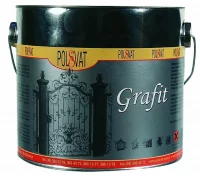 Фарба &quot;графітна&quot;  3,0л (Фарба  POLSVAT полівінілова)