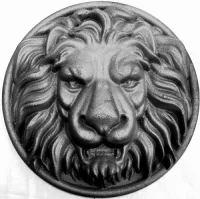 45.001 Голова лева ∅150/37мм