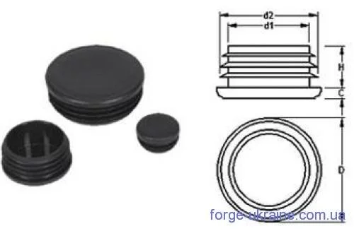 17.316 Заглушка пластикова Ø16мм
