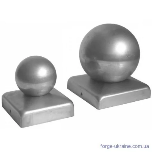 62.007.07  Дашок на стовпчик  70х70мм, куля Ø70мм