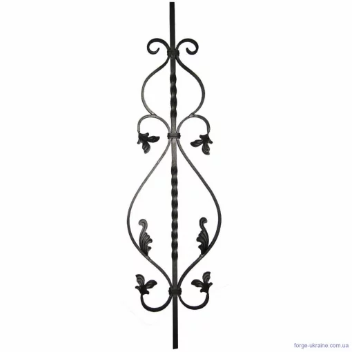 07.019В Стійка пряма □12 H.950мм  декор (Арт. 21.115В  )