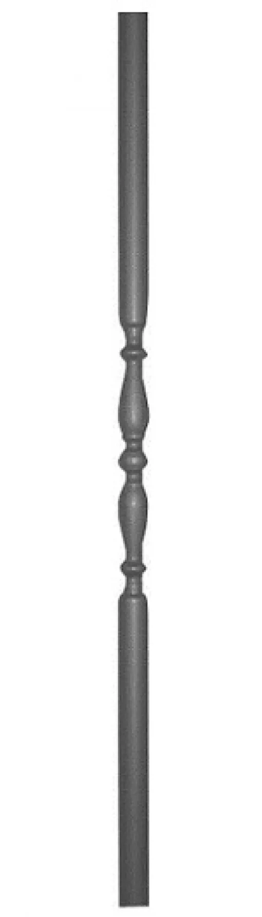 10.001 Стійка пряма 38х1000мм (Арт. 10.001)