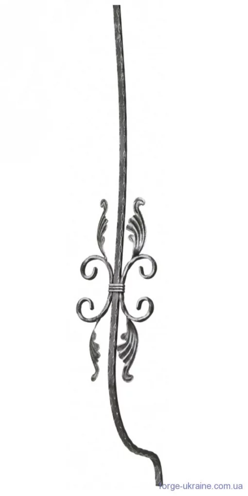 20.031.14s Стійка гнута □14 декор  950х150мм (Арт. 20.031.14s)