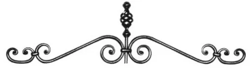 21.170.01р Розетка 12х6 970х300мм декор (Арт. 21.170.01р)