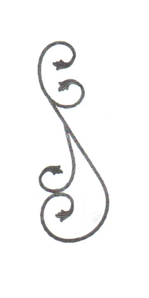 21.155 Стійка  □12 декор 800Х350мм (Арт. 21.155)