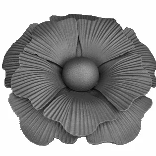 21.38.2A Квітка Ø170мм, товщина 2