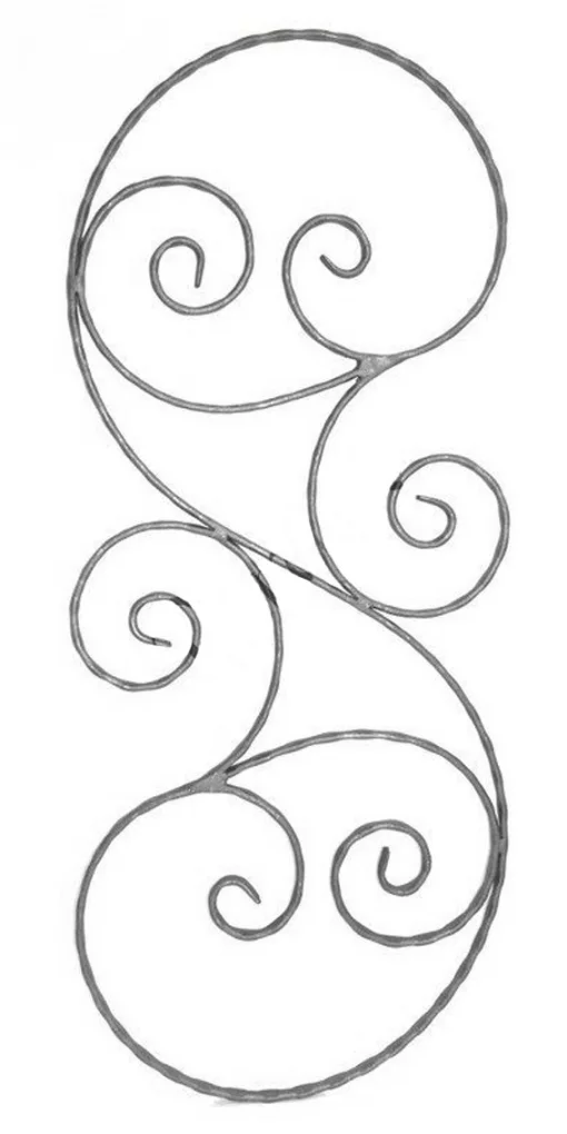 21.158 Стійка ▯12х6 декор 860x350мм (Арт. 21.158)