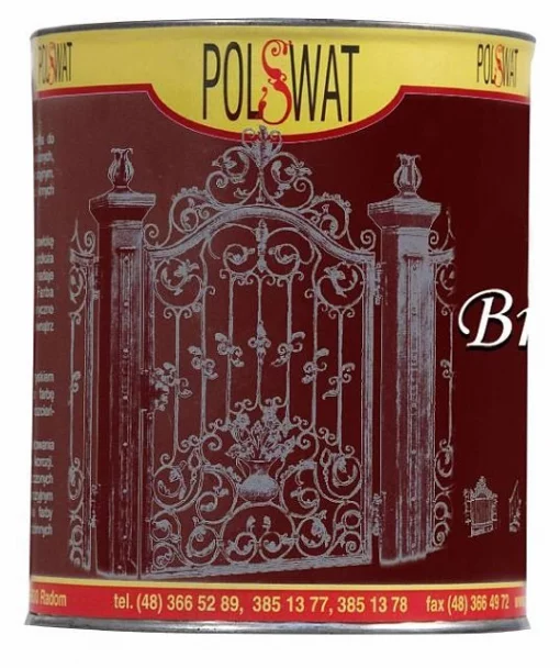 Фарба &amp;quot;коричнево-графітна&amp;quot; 0,80л (Фарба  POLSVAT полівінілова)