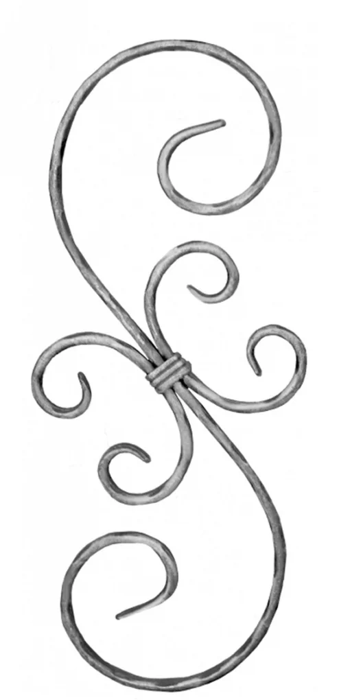 21.151 Стійка ▯12х6 декор  400х150мм (Арт. 21.151)