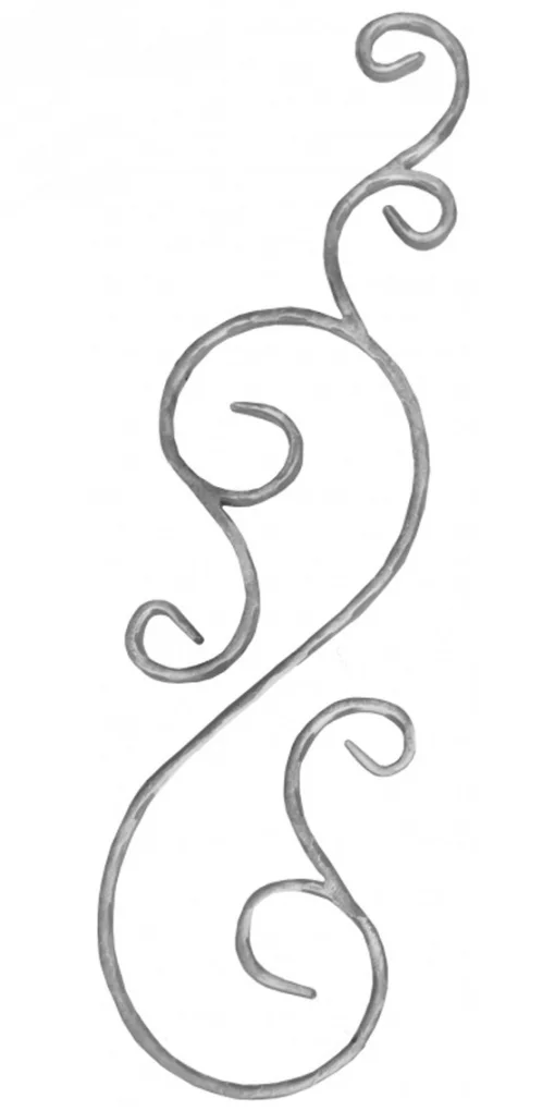 21.153 Стійка  ▯12х6 500x145мм декор (Арт. 21.153)