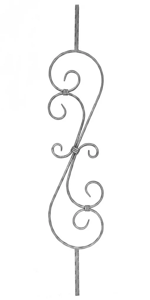 21.181 Стійка  □12 950х250мм (Арт. 21.181)