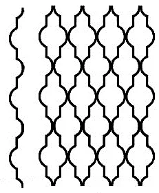 Елемент 1700х75мм 12х6мм