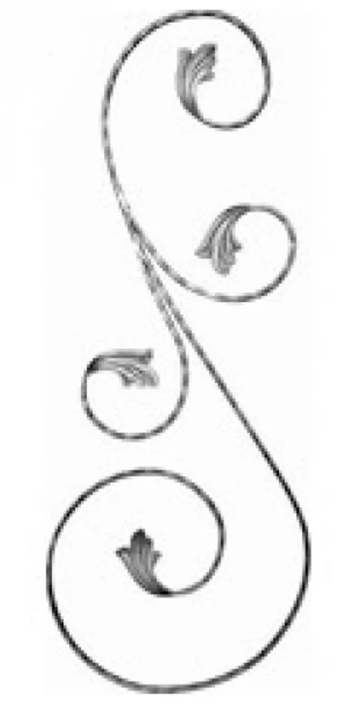 21.19708 Стійка  ▯12Х6 декор 800Х350мм (Арт. 21.19708)