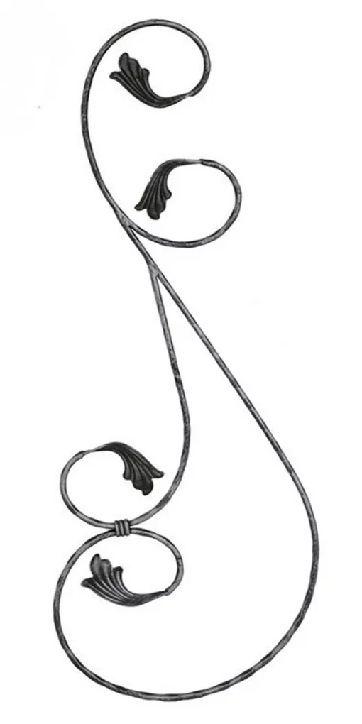 21.156 Стійка ▯12Х6 декор 800Х350мм (Арт. 21.156)