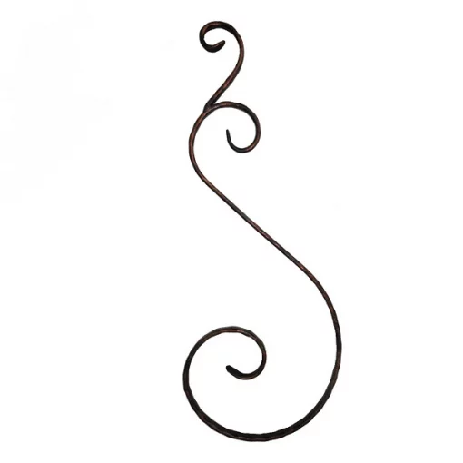 14.001 Стійка рівна 12х6 декор.  550х215мм (Арт. 14.001)