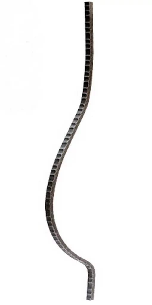 21.135.1.03s Стійка гнута□12 декор 950х200мм (Арт.)