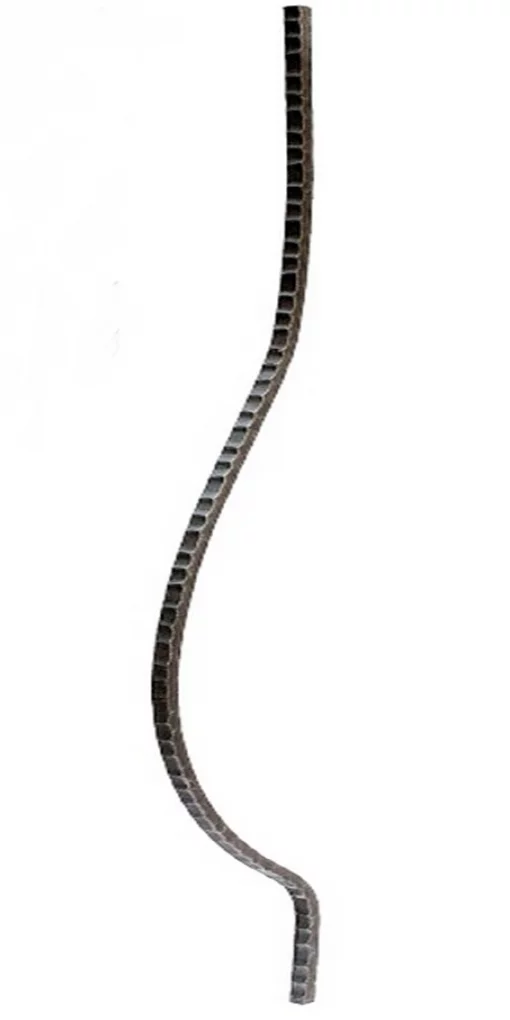 21.135.1.03.14s Стійка гнута □14  декор  950х200мм (Арт.)