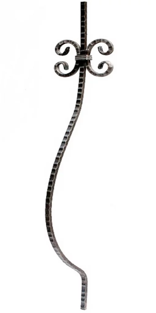 21.135.1.07.14s Стійка гнута □14 декор 950х200мм (Арт.)