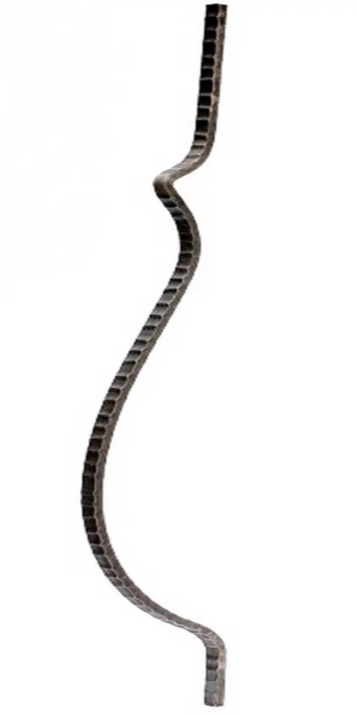 21.145.1.03.14s Стійка гнута □14  декор 950х200мм (Арт.)