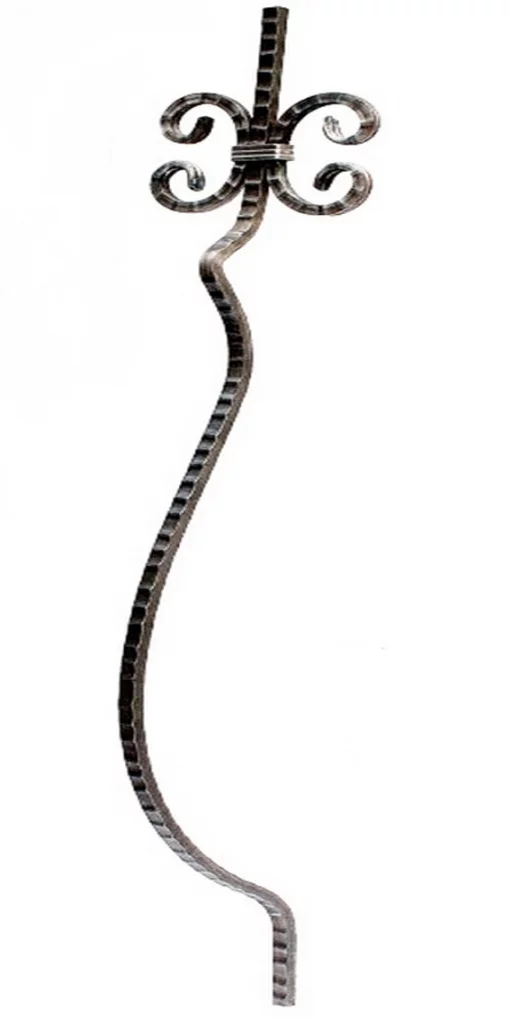 21.145.1.07.14s Стійка гнута □14 декор 950х200мм (Арт.)