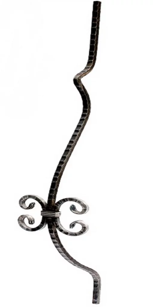 21.145.1.05s Стійка гнута □12 декор  950х200мм (Арт.)