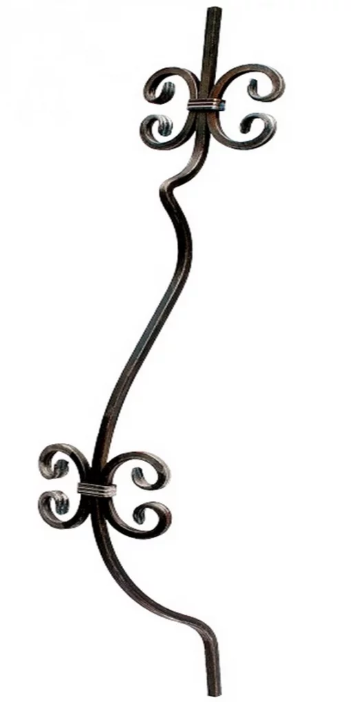 21.145.1.08.14s Стійка гнута □14 950х200мм (Арт.)