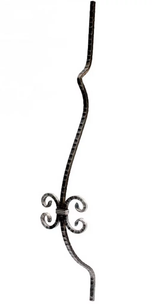 21.145.05s Стійка гнута □12 декор  950х150мм (Арт. 21.145.05s)