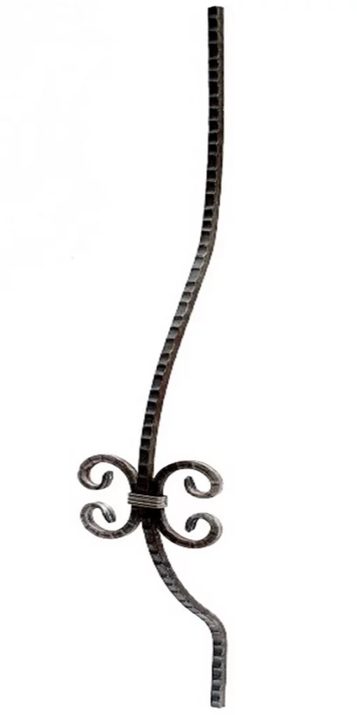 21.135.1.05.10s Стійка гнута □10 декор 950х200мм (Арт.)