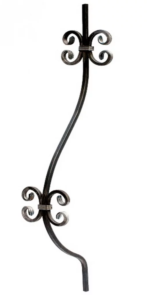 21.135.1.08.10s Стійка гнута □10 950х200мм (Арт.)