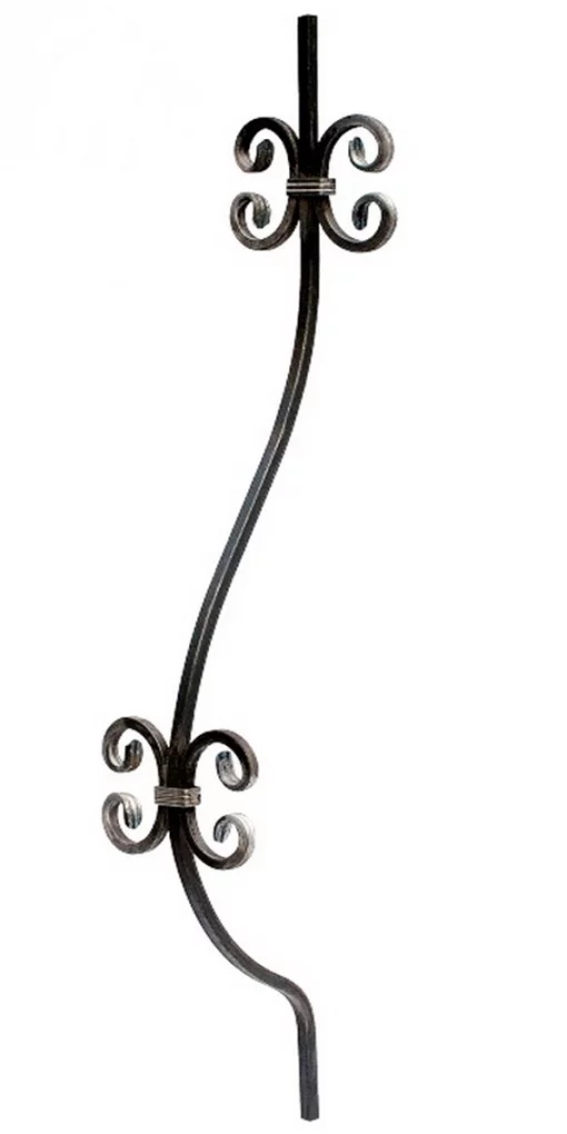 21.135.08s Стійка гнута □12 950х150мм (Арт. 21.135.08s)